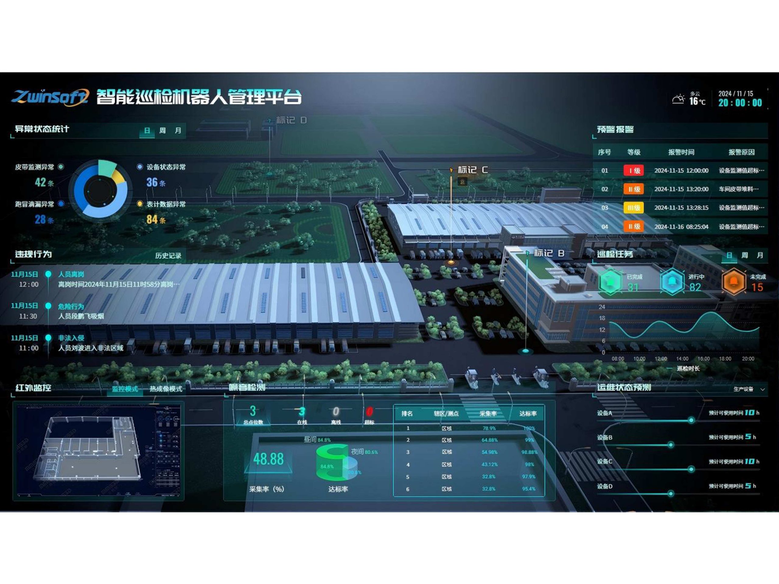 巡检机器人管理平台