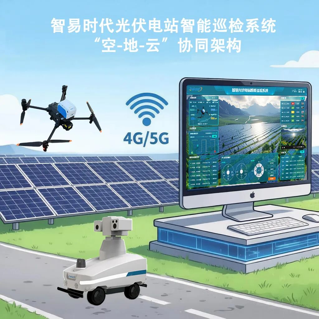 光伏电站“空 地 云”协同智能巡检解决方案