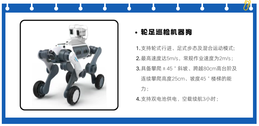 轮足巡检机器人