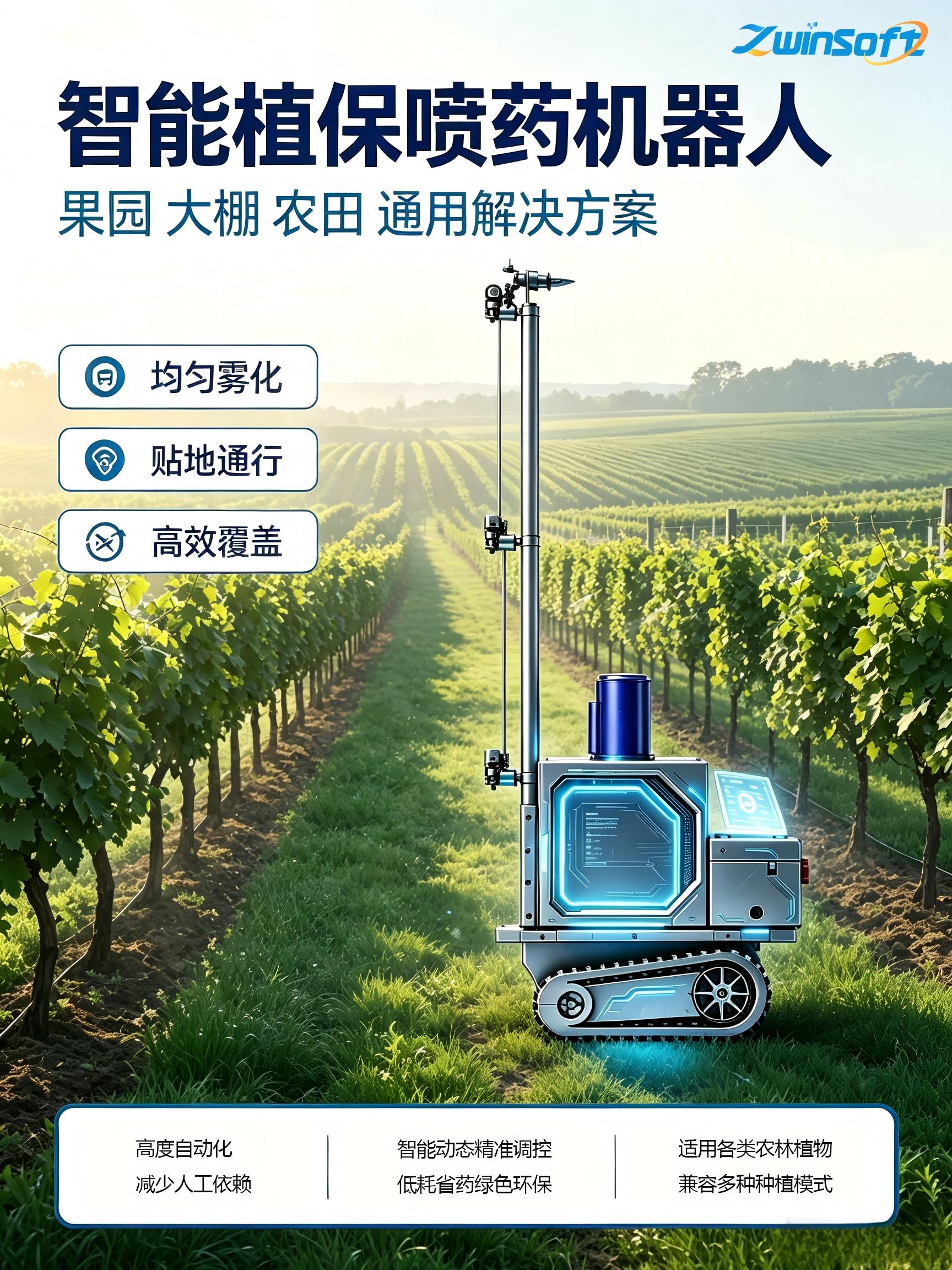 智易时代智能植保喷药机器人